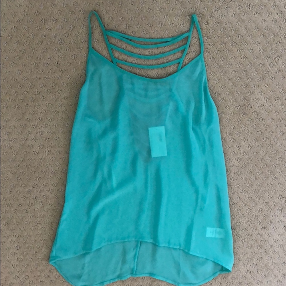 Mahina Mint Strappy Camisole Top (S) *NEW*